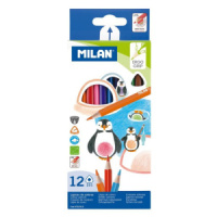 Карандаши цвет. 12цв "Milan 231" трехгранные