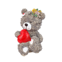 Статуэтка "Серый мишка" 10 см