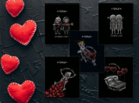 Тетрадь А5 48л кл. ПЗБМ "Вечная любовь" выб.УФ-лак, фольга, конгрев, софт-тач, белизна 100%