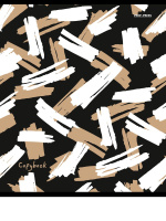 Тетрадь А5 48л кл. Проф-Пресс "В черно-бежевых цветах" лен