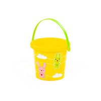 Ведро 0,5л с рисунком, цвет ассорти