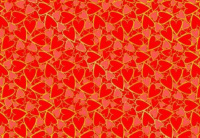 Картон поделочный А4 5 листов с тиснением "Сердечки"