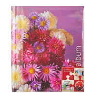 Фотоальбом магнитный 20л  23*28см спир. Bouquets