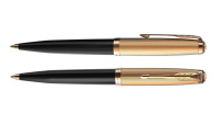 Parker 51 Premium Шариковая ручка Black GT M синие чернила