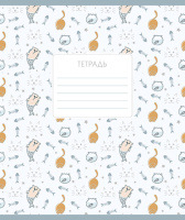 Тетрадь А5 12л лин.    "Детские узоры" тисн.фольгой, белизна 100%