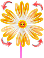 Ветрячок 30см "Ромашка"
