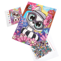 Аппликация из пайеток 17*23см "Енот"