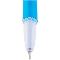 Ручка шариковая Berlingo "Slick" синяя, 0,7мм, игольчатый стержень, корпус ассорти