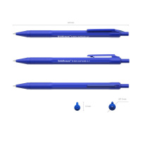 Ручка шар. ЕК R-305 автомат, синяя, 0.7мм, игольч.наконечник