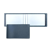 Визитница ПВХ на  28 визиток, синяя