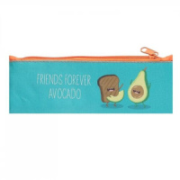 Пенал-косметичка (195*70) молния, ткань "Авокадо и хлебушек"