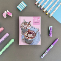 Ручка шар. BV "FreshWrite. Life Style. Lilac dream", 0.7мм, синяя