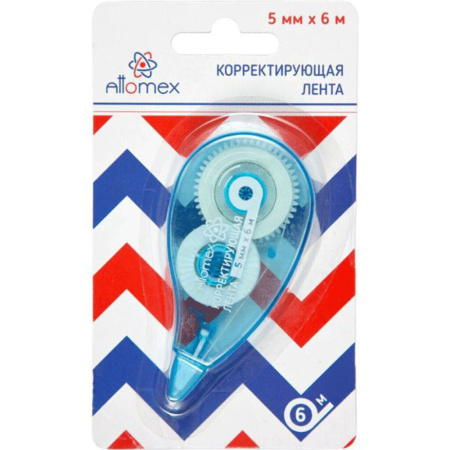 Корректирующая лента  Attomex  5мм*6м, прозр.корпус, регулир. ленты