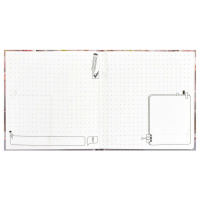 Блокнот 105*105мм 7БЦ  48л "Лев. Санкт-Петербург" кл., глянц.лам., тисн.фольгой