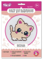 Набор  для вышивания крестиком "Кисонька" 5+