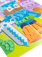 Аппликация из EVA 18*25см "Рыцарь", 200 эл, 3+