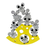 Игра настольная "Мышиные качели" в жестяной коробочке 3+