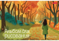 Альбом А4 40л скоба "Наедине с собой" пл. 100 гр/м, 5диз.в блоке, софт-тач*