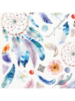 Бумага упаковочная 70*100см   "Бохо"