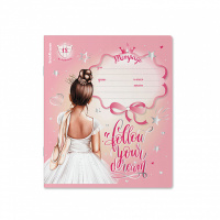 Тетрадь А5 18л кл. Erich Krause "Pointes" выборочный УФ-лак с глиттером, MIX-PACK