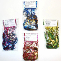 Дождик  75мм*2м, ПВХ, цветной, двухсторонний, 4 цвета