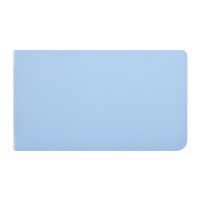 Еженедельник недат. А6  80л., мягк.пер., иск.кожа "Megapolis velvet. Зефирный голубой"