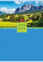 Тетрадь А4  80л кл. скоба Hatber "Живописные пейзажи" глянц.лам.