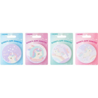 Бумага с липким краем  30л, фигурная " Magic unicorn",  ассорти