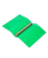 Папка на кольцах (без блока) А5 ДПС, зелёная, ПВХ, гибкая