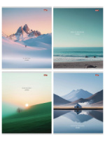 Тетрадь А5  80л кл. Проф-Пресс "Виды природы - 2" 4 диз.