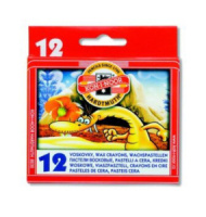 Мелки восковые школьные.12цв. европодвес.