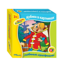 Игра Кубики  9шт "Любимые мультфильмы-5" Союзмультфильм 3+