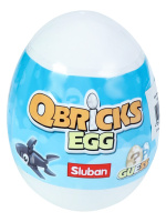 Конструктор пластм. Sluban "Морские обитатели в яйце" ассорти