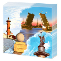 Салфетка "Санкт-Петербург №1" 33*33см, 20 шт., 2-х слойная