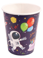 Набор для праздника  "Космос"  тарелка 6шт, стаканы 6 шт, колпаки 6 шт
