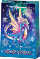 Пакет подар. бум. новогодн. 18*22*10см 130гр/м "Символ года"