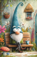 Блокнот-перевертыш А6  80л гребень "Забавное чаепитие" кл.