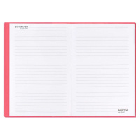 Записная книжка А6+ ПВХ, мягк.пер.,  64л. "Розовый" лин., тисн.фольгой