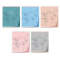 Тетрадь А5 40л кл. Светоч  пласт.обл. "Хрупкие цветы"