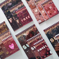 Блокнот А7  40л гребень "Sweet life" клетка