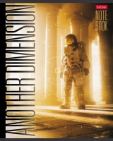 Тетрадь А5  96л ЛИН. Hatber "Другое измерение" мат.лам, тисн., бел.100%