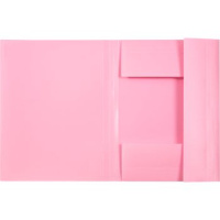 Папка на резинке А4 0,45мм deVENTE. Pastel розовая