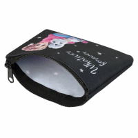 Кошелек для банкнот и монет Феникс+ "Девочка и зайка" 11*8см, ткань, молния