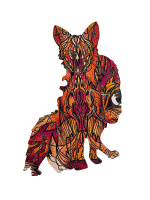 Пазлы фигурные 104 элемента 270*200мм  "Лис"