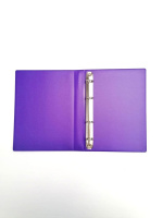 Папка на кольцах (без блока) А5 ДПС, фиолетовая ПВХ