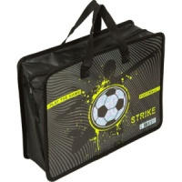 Папка А4 (335*260*100) с ручками, молния, пластик"Strike"