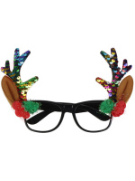 Карнавальные очки "Олени" 21*15см 3 дизайна