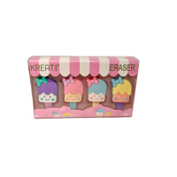 Набор ластиков  4 шт. "Сладости" ассорти дизайнов