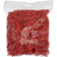 Наполнитель бумажный 50гр, 3 мм, кораллово-красный