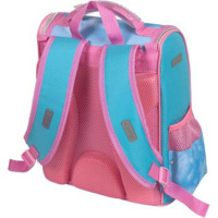 Ранец школьный 34*27*20см  Attomex. Lite. Ёжик, полиэстер, 1 отд на молн., 3 карм, светоотр.